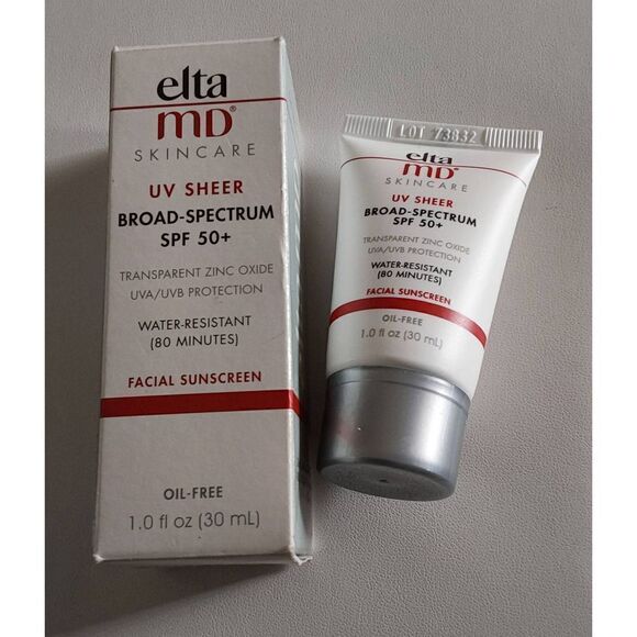 BNIB~Elta MD UV Sheer Broad Spectrum SPF 50+ Facial Sunscreen~1.0 Fl. Oz - Picture 1 of 3